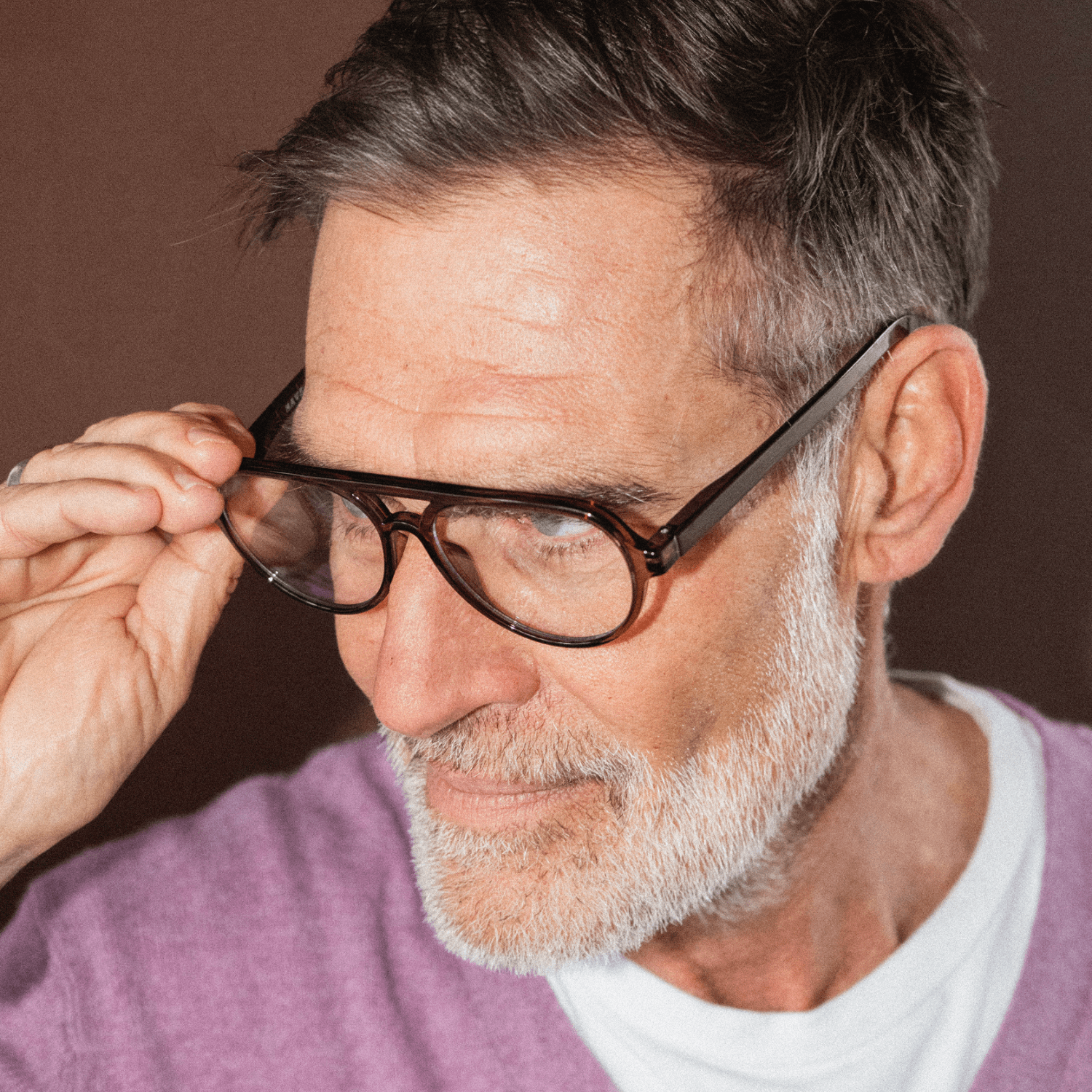 Fernbrillen Avi - coffee