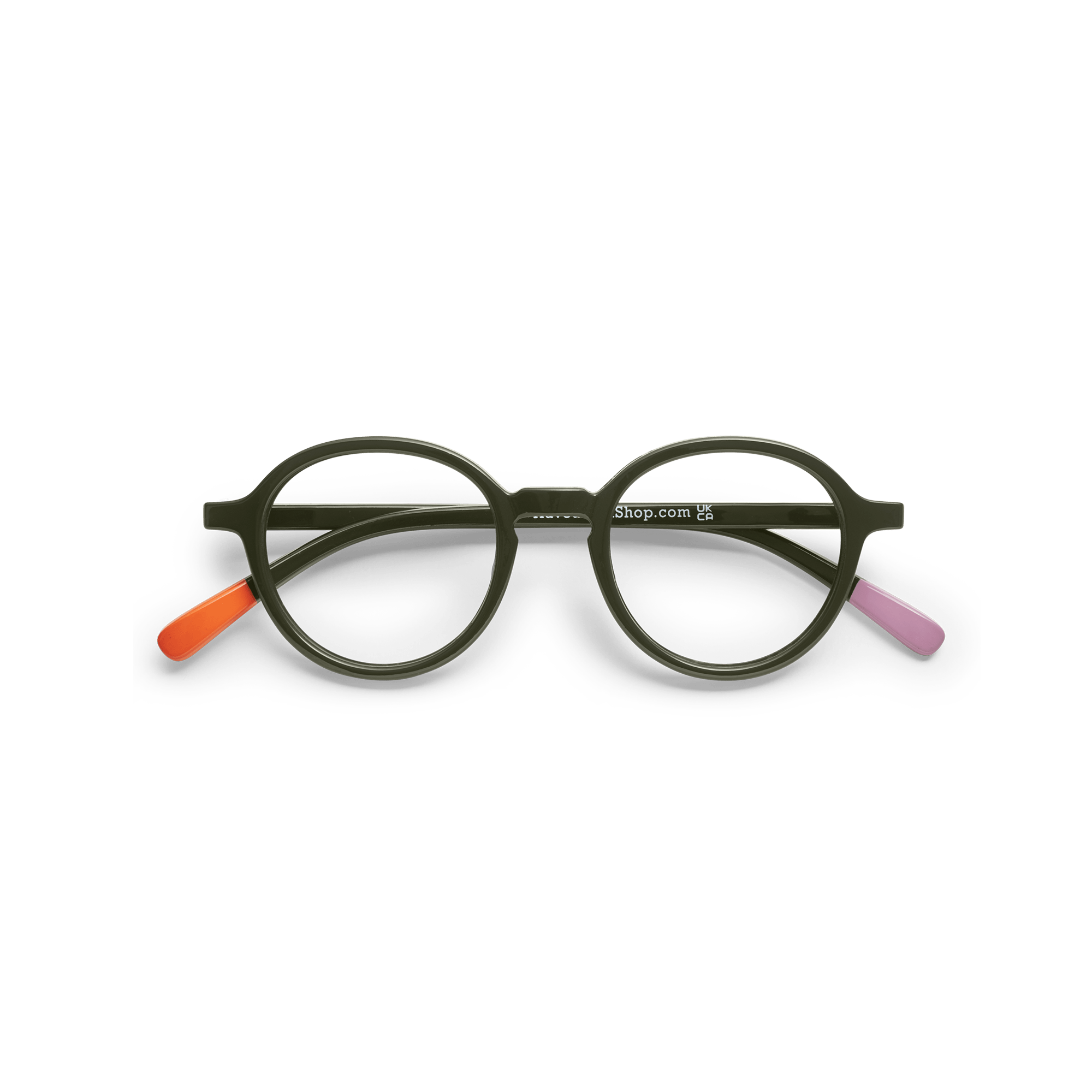 Fernbrillen Circle Slim - dark green