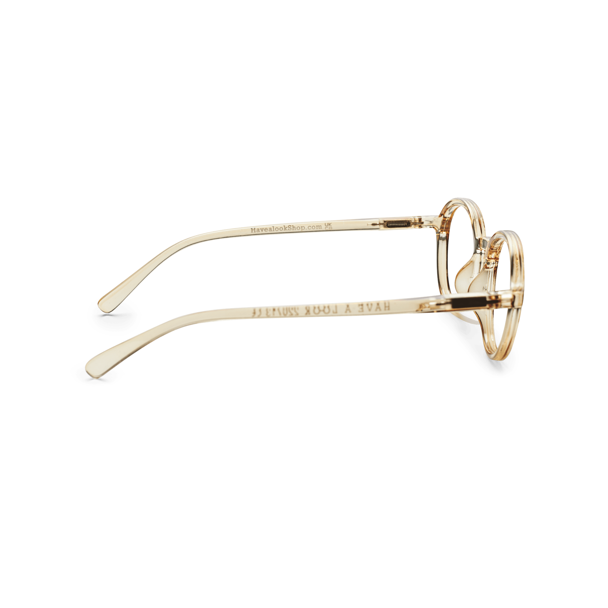 Lesebrillen Circle Slim - amber