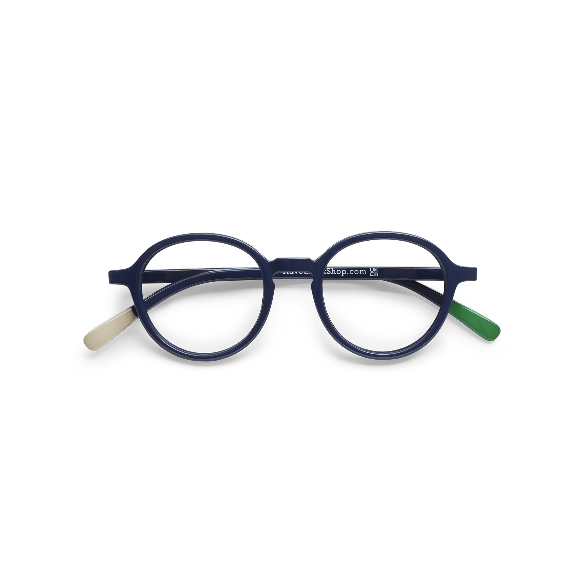 Brillen ohne Stärke Circle Slim - navy