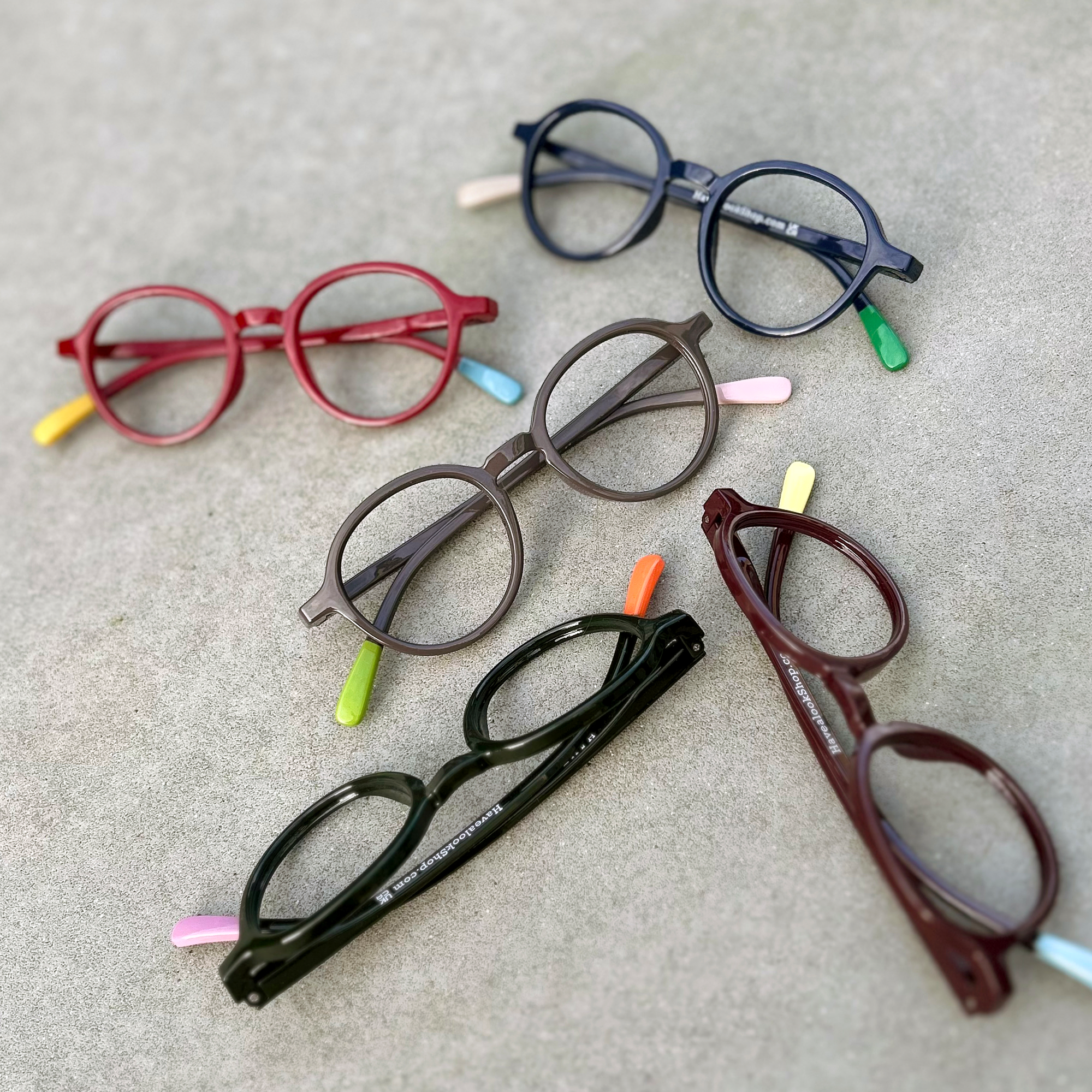 Fernbrillen Circle Slim - bordeaux