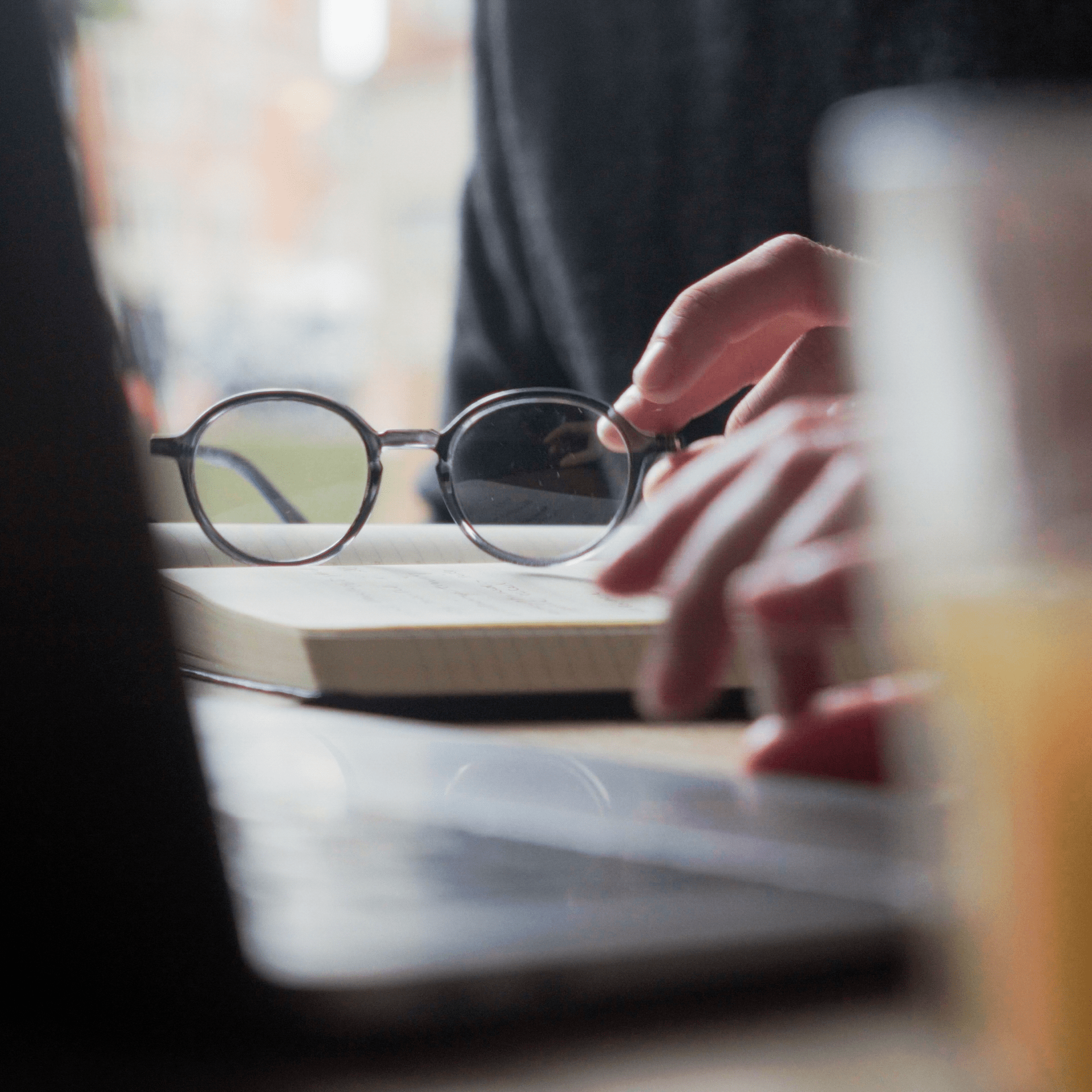 Lesebrillen Circle Slim - smoke