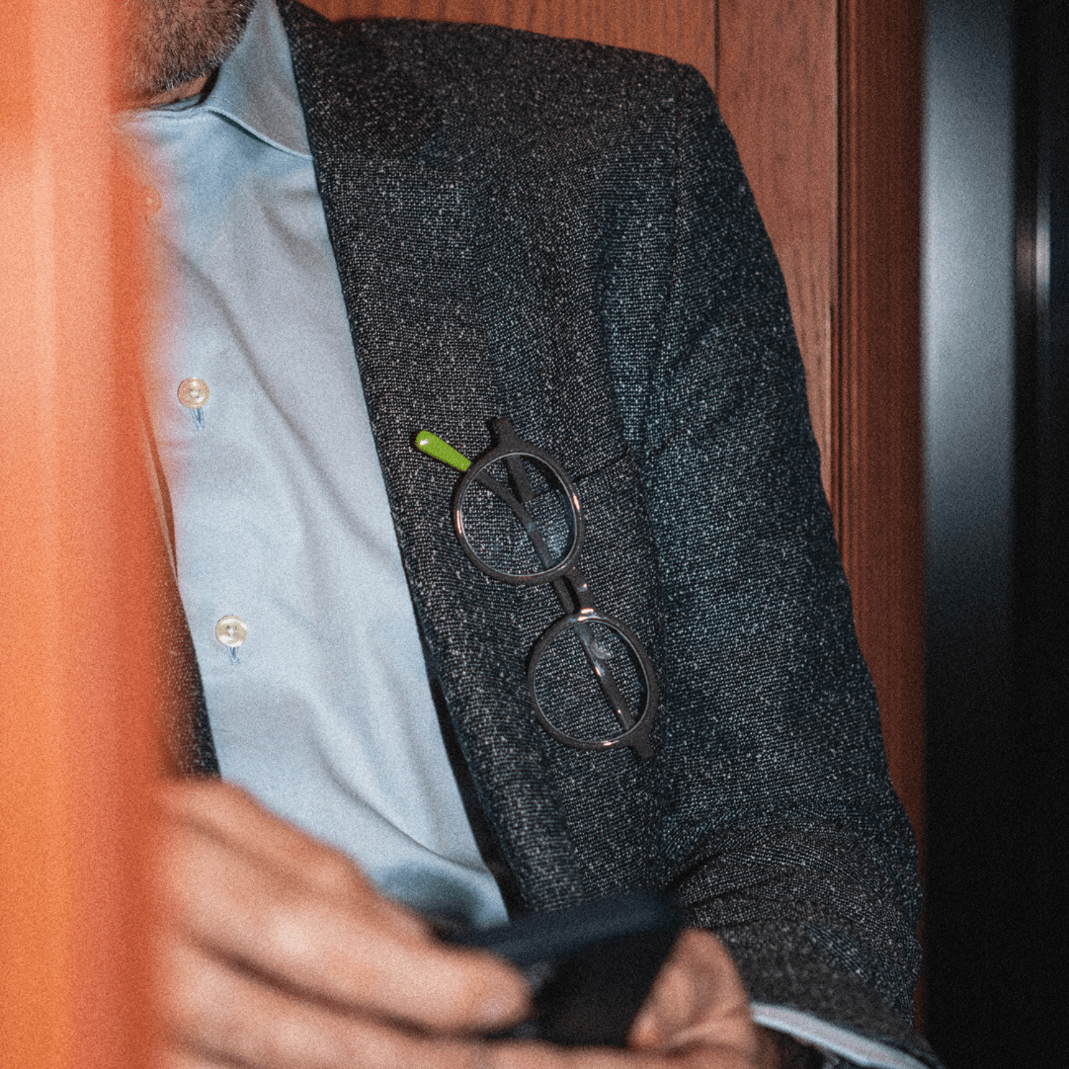 Lesebrillen Circle Slim - grey