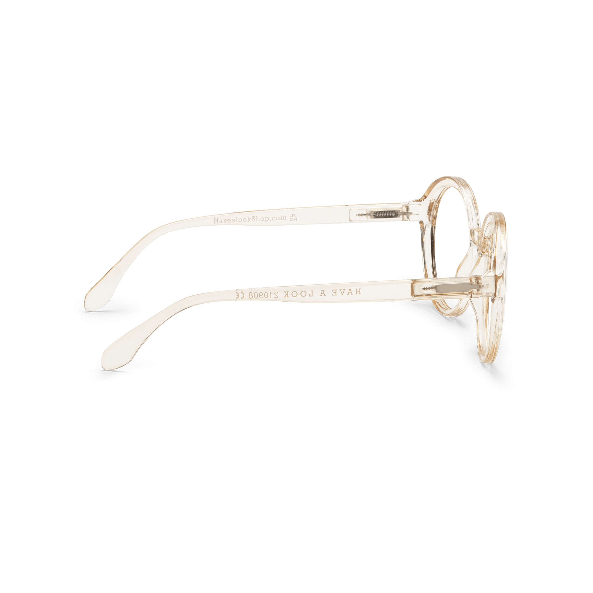 Blaulichtbrillen Diva - champagne