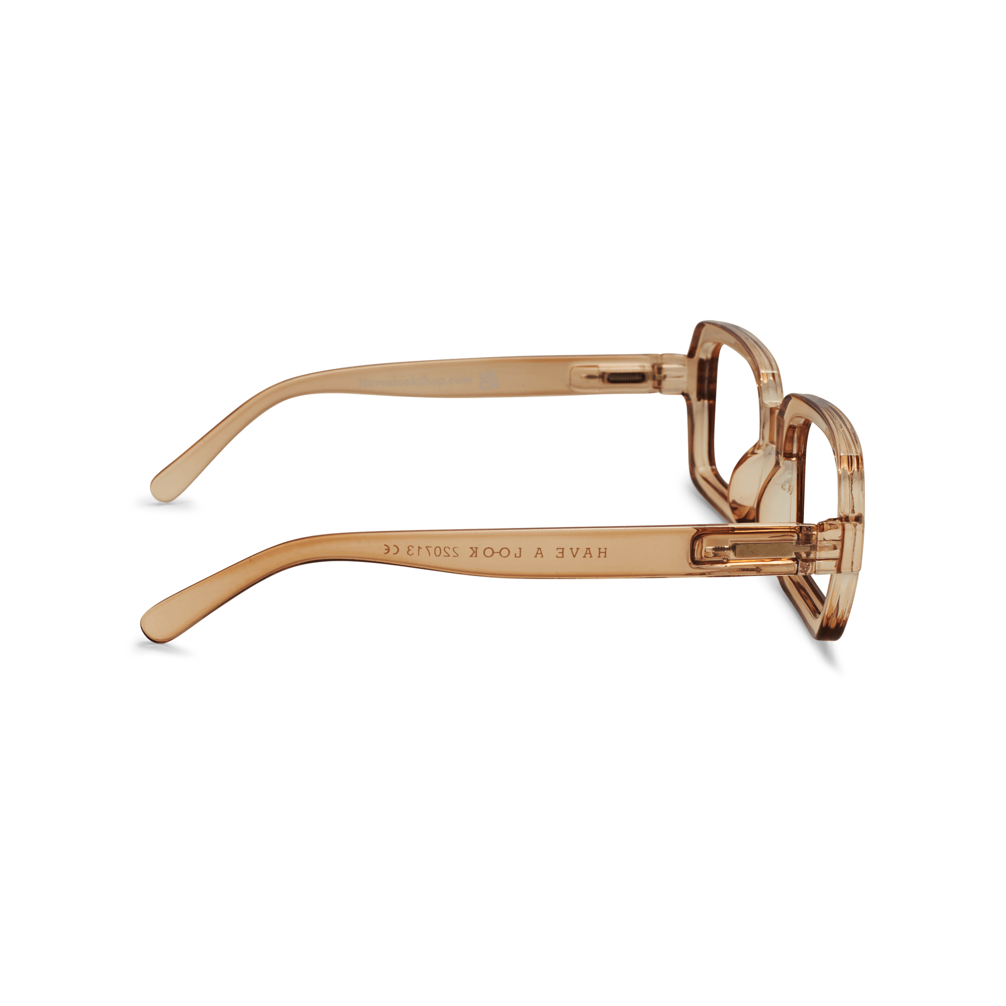 Brillen ohne Stärke Square - brown sugar