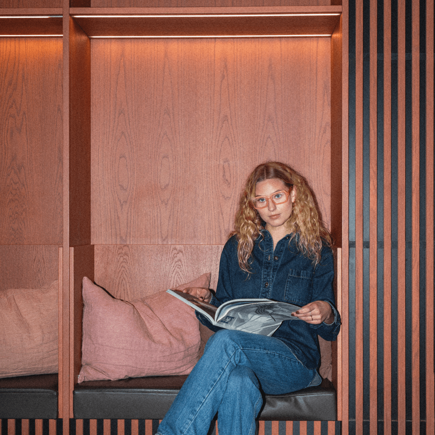 Brillen ohne Stärke Square - coral