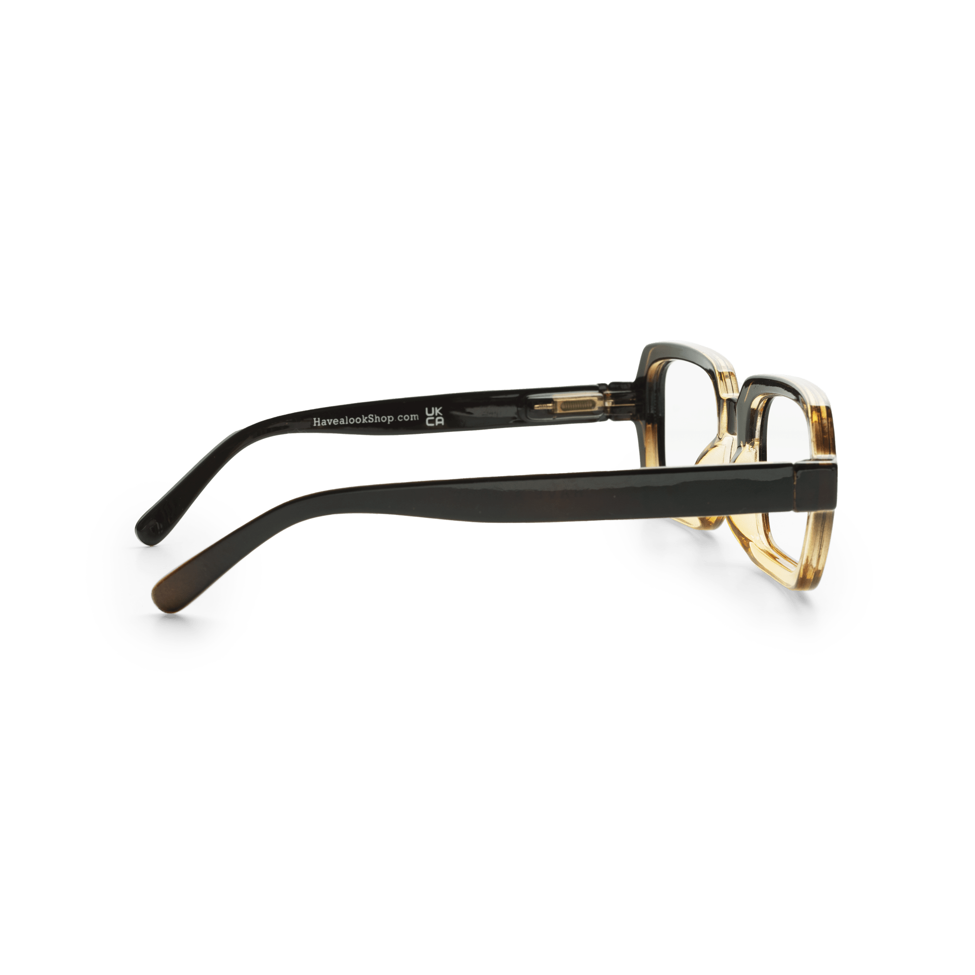 Lesebrillen Square - black/brown