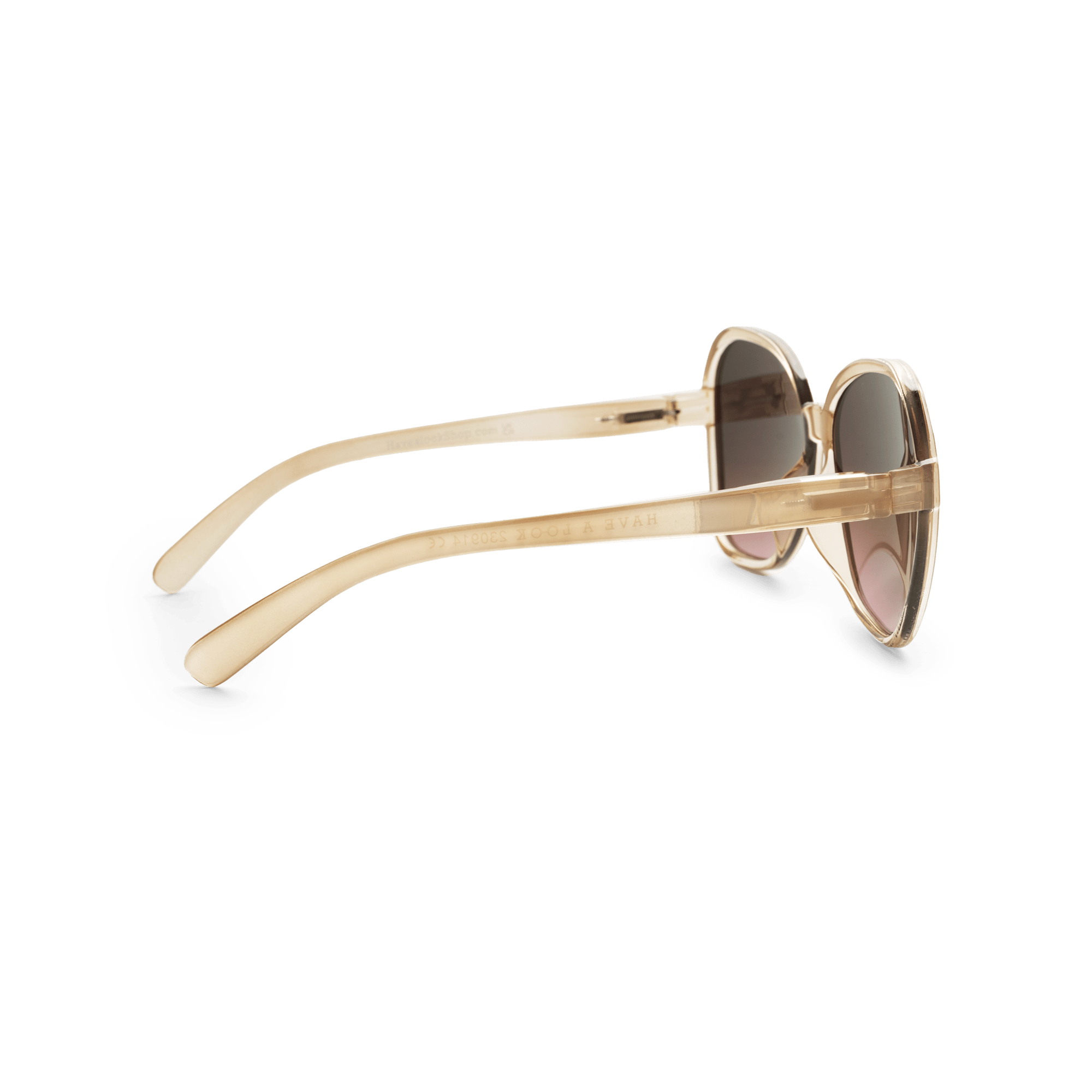 Sonnenbrillen Butterfly - beige