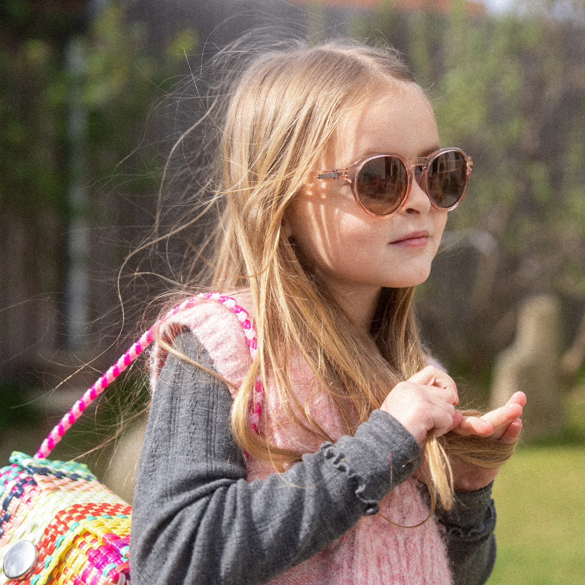 Kinder-Sonnenbrillen Casual Mini - clear pink