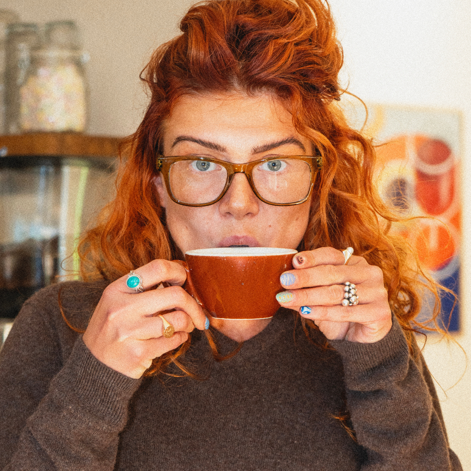 Brillen ohne Stärke Type B - moss